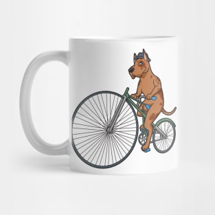 Cool dog rides bicyclette Mug